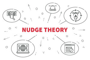 NUDGE THEORYと書かれたイラスト