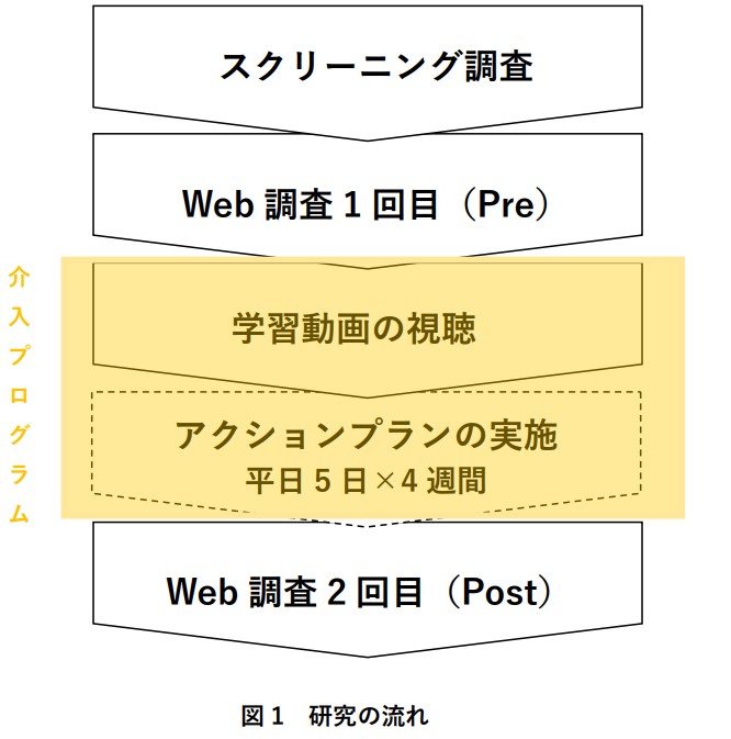 図1 研究の流れ