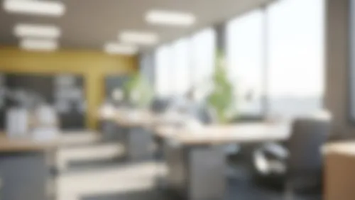 モザイクがかかったオフィス